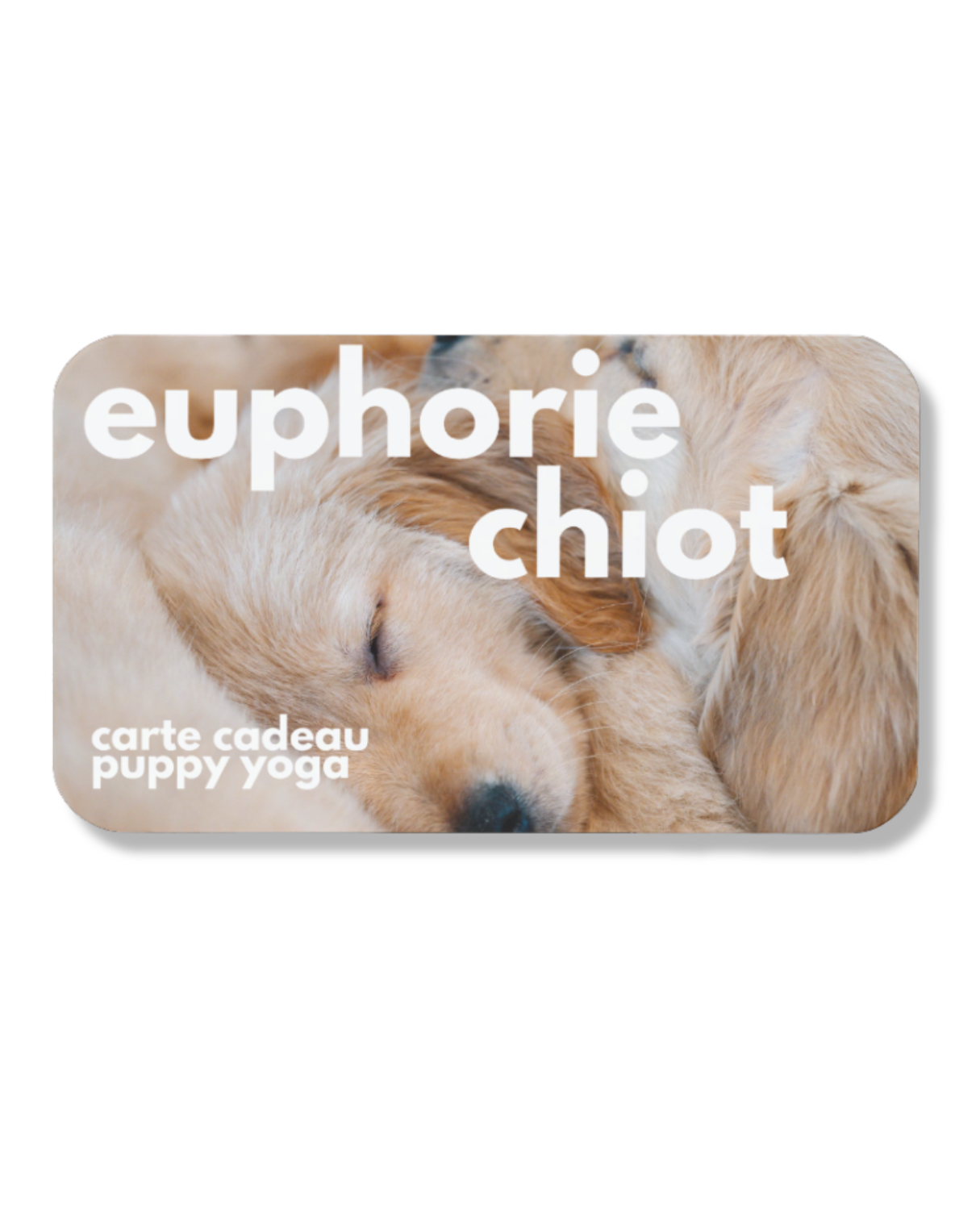 Carte-cadeau Puppy Yoga